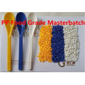 Masterbatch plástico directo de la fábrica, masterbatch plástico del color del llenador con buen precio